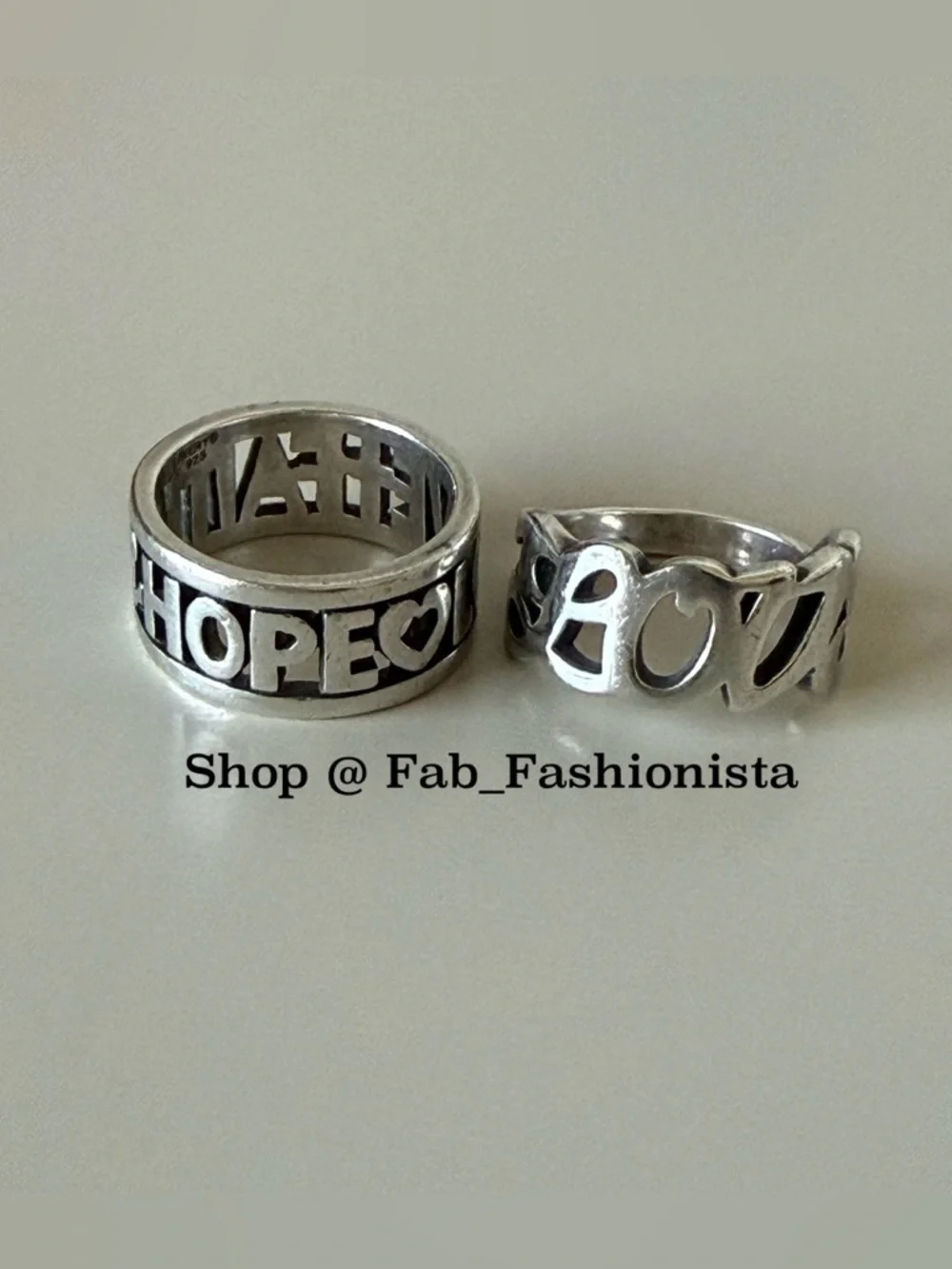 James Avery Sterling silver rings retired